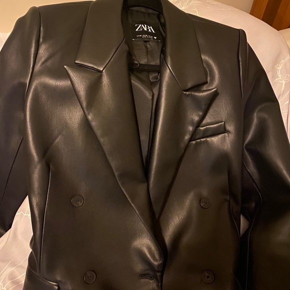 Zara leather blazer - Picture 5 of 5